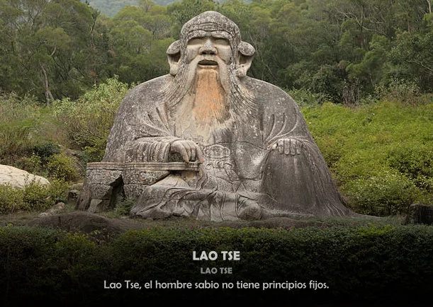 Imagen del escrito de Lao Tse