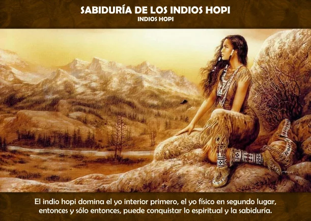 Imagen del escrito de Indios Hopi
