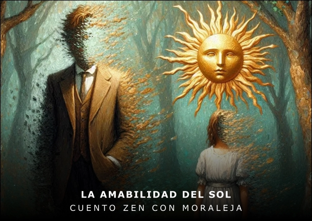 Imagen del cuento: La amabilidad del sol Imagen del cuento: La amabilidad del sol