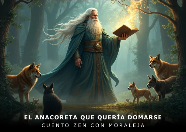 Imagen del cuento: El anacoreta que quería domarse Imagen del cuento: El anacoreta que quería domarse