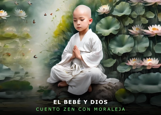 Imagen del cuento: El bebé y Dios