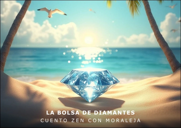 Cuento Zen: La bolsa de diamantes