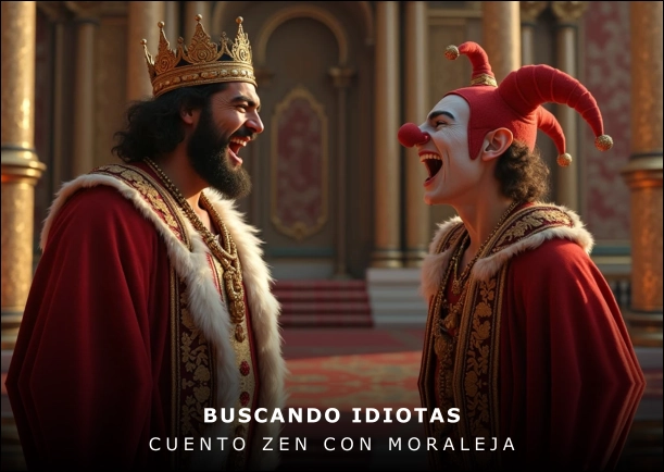 Imagen del cuento: Buscando idiotas Imagen del cuento: Buscando idiotas