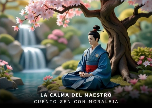 Imagen del cuento: La calma del maestro Imagen del cuento: La calma del maestro