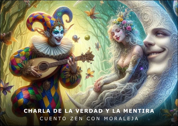 Imagen del cuento: Charla de la verdad y la mentira Imagen del cuento: Charla de la verdad y la mentira