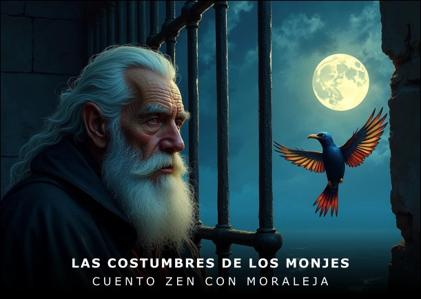 Imagen del cuento: Las costumbres de los monjes Imagen del cuento: Las costumbres de los monjes