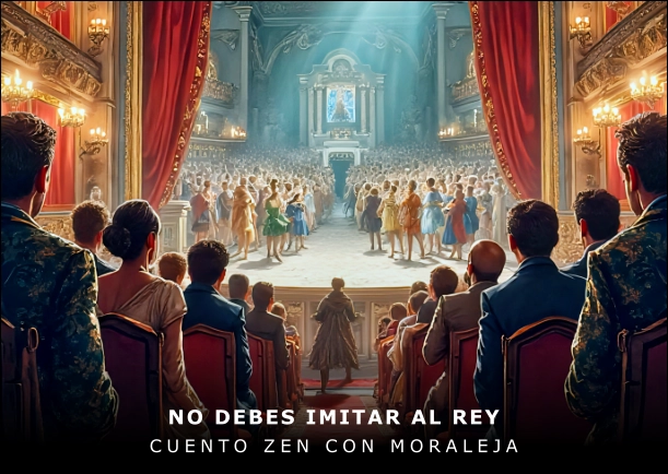 Cuento Zen: No debes imitar al rey