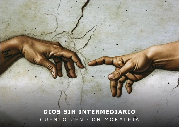 Imagen del cuento: Dios sin intermediario Imagen del cuento: Dios sin intermediario