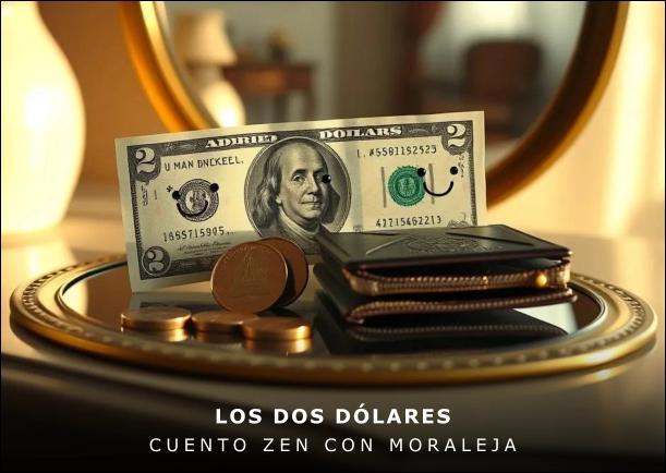 Imagen del cuento: Los dos dólares Imagen del cuento: Los dos dólares