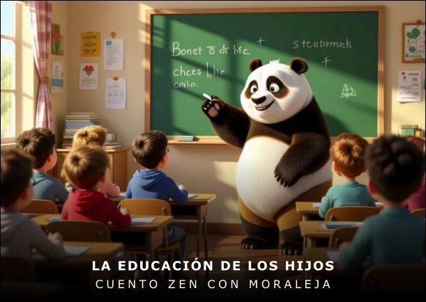 Imagen del cuento: La educación de los hijos Imagen del cuento: La educación de los hijos