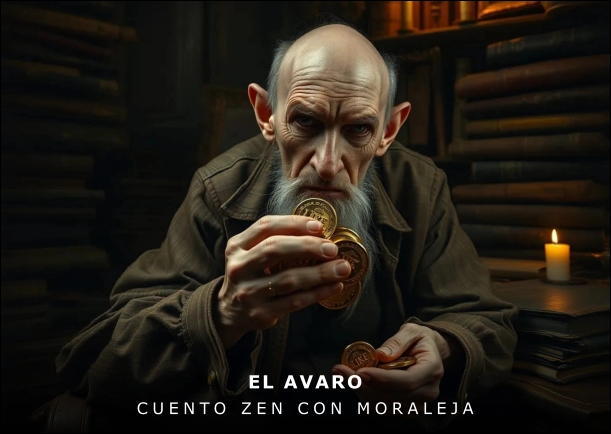 Imagen del cuento: El avaro Imagen del cuento: El avaro