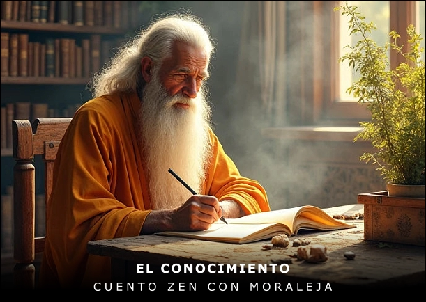 Imagen del cuento: El conocimiento Imagen del cuento: El conocimiento