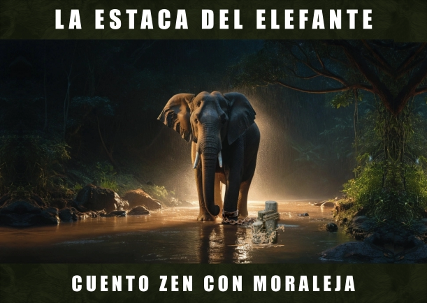 Imagen del cuento: La estaca del elefante