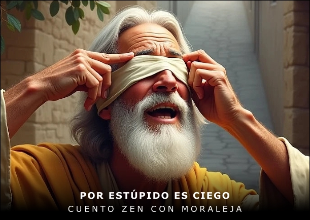 Imagen del cuento: Por estúpido es ciego Imagen del cuento: Por estúpido es ciego
