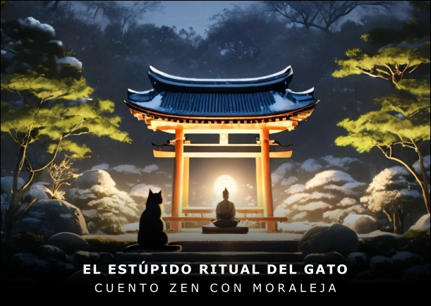 Cuento Zen: El estúpido ritual del gato