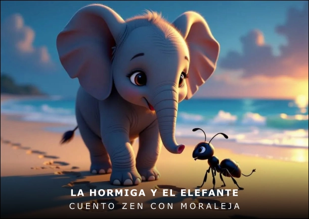 Cuento Zen: La hormiga y el elefante
