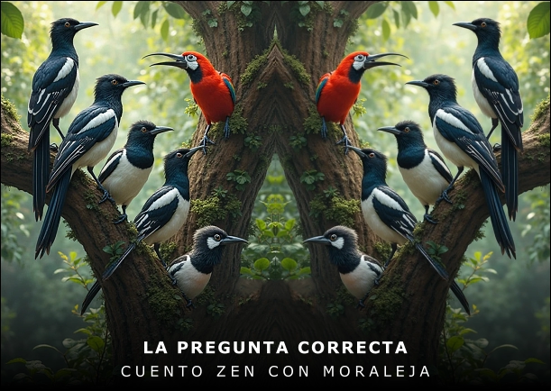 Imagen del cuento: La pregunta correcta Imagen del cuento: La pregunta correcta