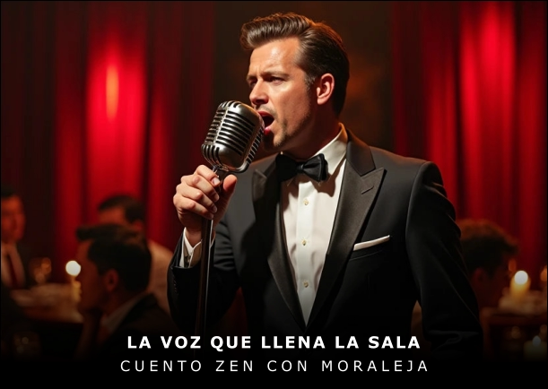 Imagen del cuento: La voz que llena la sala Imagen del cuento: La voz que llena la sala