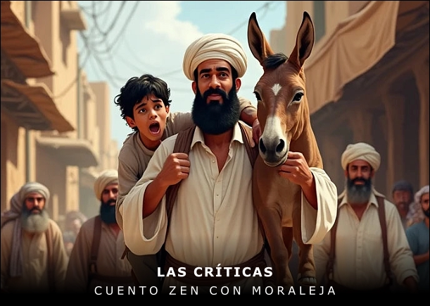 Imagen del cuento: Las críticas Imagen del cuento: Las críticas