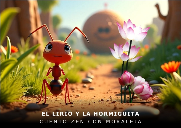 Cuento Zen: El lirio y la hormiguita