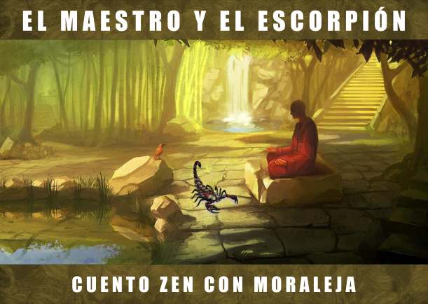 Imagen del cuento: El maestro y el escorpión