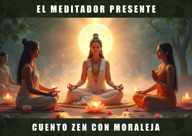 Imagen del cuento: El meditador presente