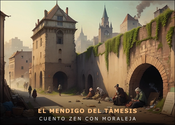 Imagen del cuento: El mendigo del Támesis