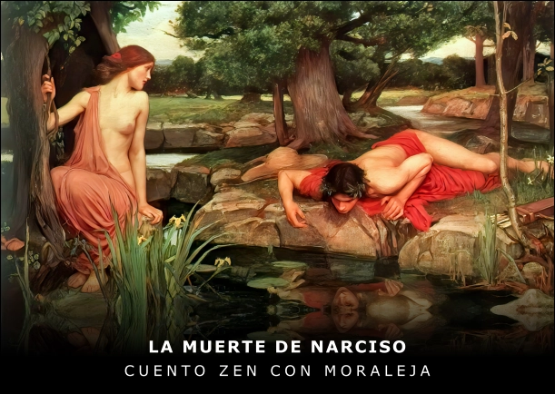 Imagen del cuento: La muerte de Narciso Imagen del cuento: La muerte de Narciso