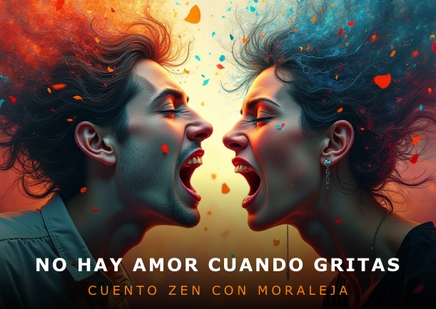 Imagen del cuento: No hay amor cuando gritas