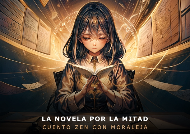 Imagen del cuento: La novela por la mitad