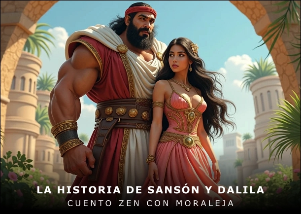 Imagen del cuento: La historia de sansón y Dalila Imagen del cuento: La historia de sansón y Dalila