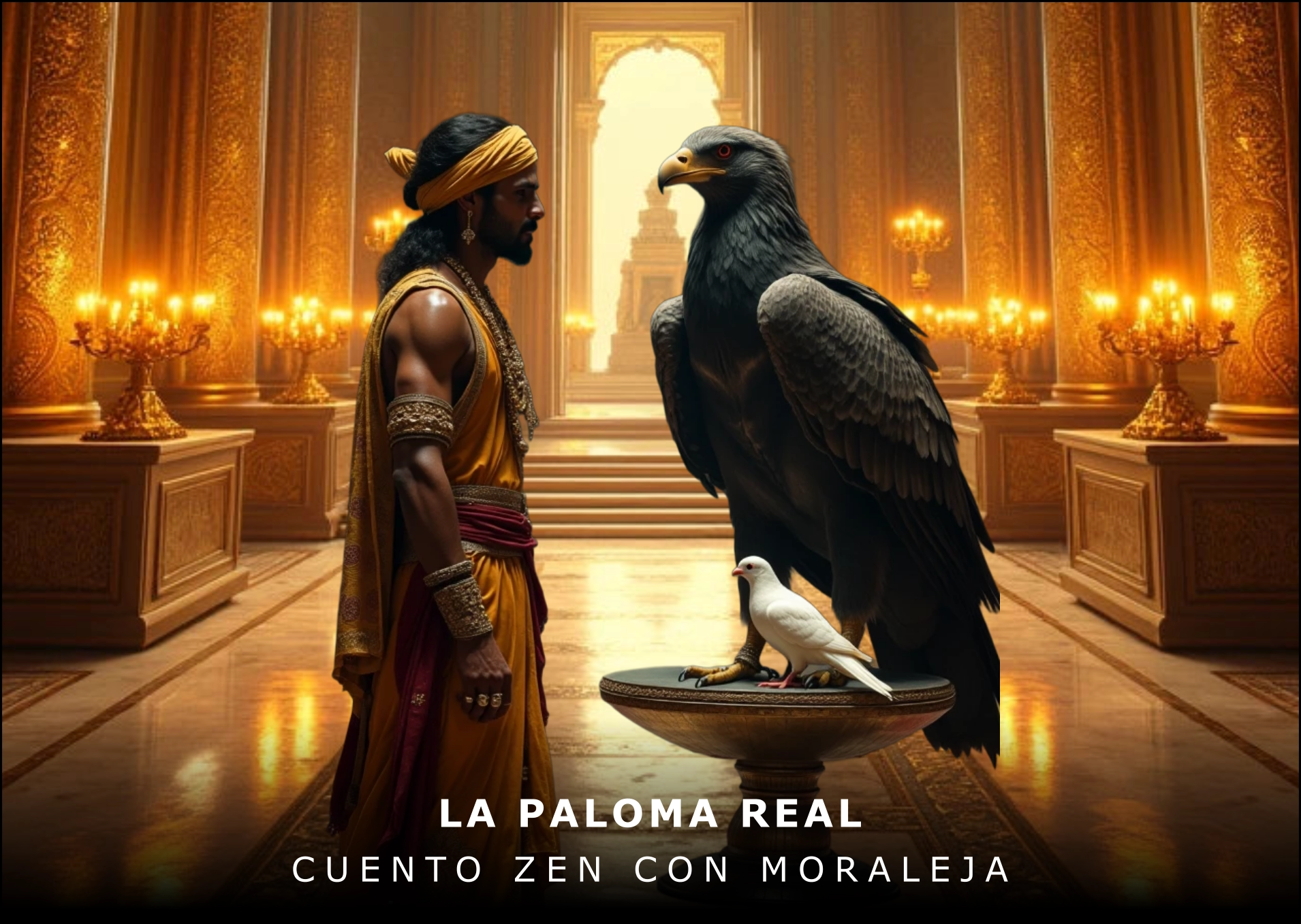 Imagen del cuento: La paloma real Imagen del cuento: La paloma real