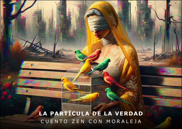 Imagen del cuento: La partícula de la verdad Imagen del cuento: La partícula de la verdad