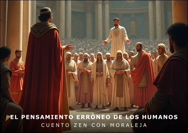 Imagen del cuento: El pensamiento erróneo de los humanos Imagen del cuento: El pensamiento erróneo de los humanos