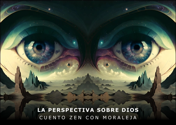 Imagen del cuento: La perspectiva sobre Dios Imagen del cuento: La perspectiva sobre Dios