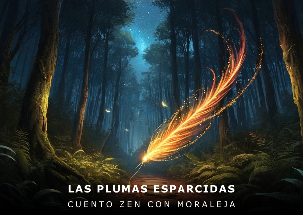 Imagen del cuento: Las plumas esparcidas