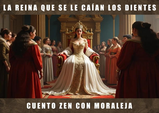 Imagen del cuento: La reina que se le caían los dientes