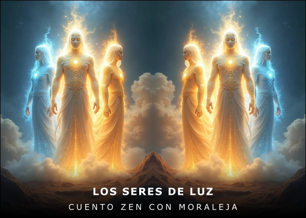 Imagen del cuento: Los seres de luz