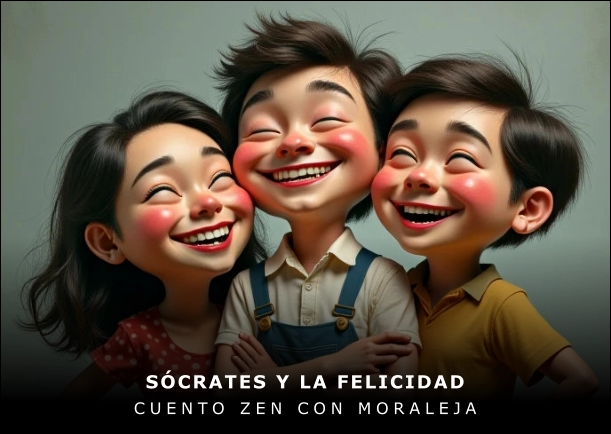Imagen del cuento: Sócrates y la felicidad Imagen del cuento: Sócrates y la felicidad