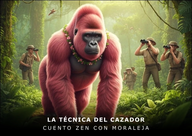 Imagen del cuento: La técnica del cazador Imagen del cuento: La técnica del cazador