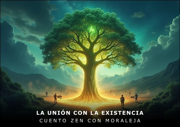 Imagen del cuento: La unión con la existencia Imagen del cuento: La unión con la existencia