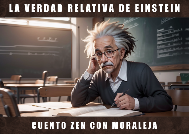 Imagen del cuento: La verdad relativa de Einstein