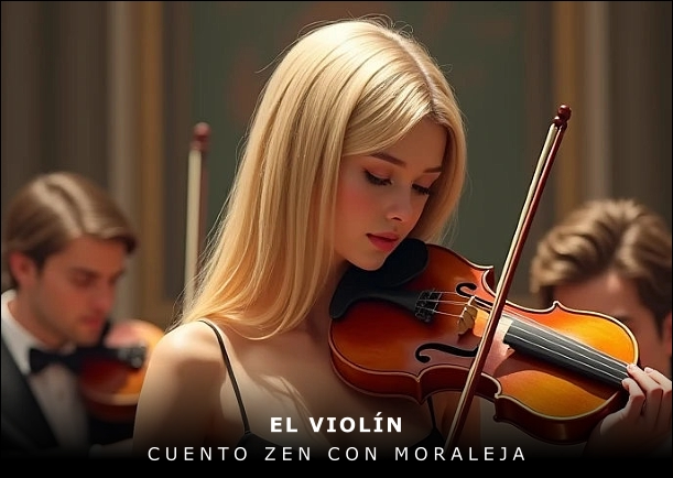 Imagen del cuento: El violín Imagen del cuento: El violín