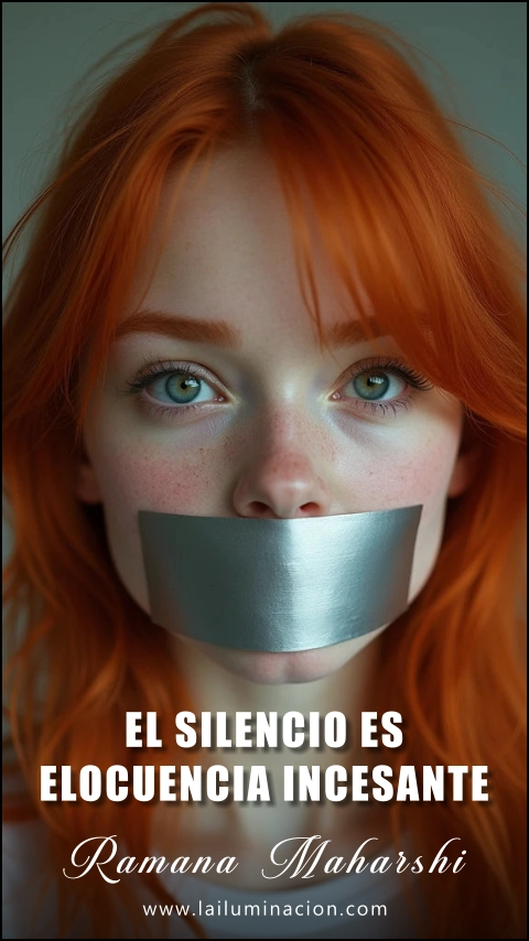 Imagen de la frase: El silencio es elocuencia incesante.