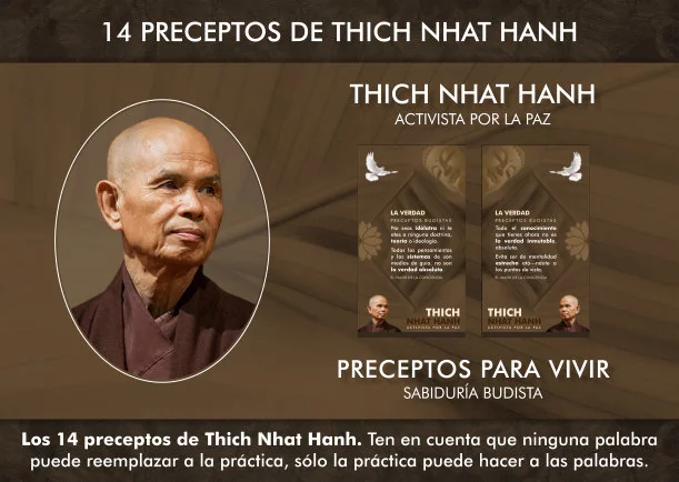 Imagen; 14 Preceptos de Thich Nhat Hanh; Thich Nhat Hanh