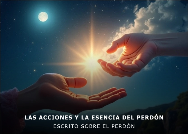 Imagen del escrito; Las acciones y la esencia del perdón, de Jebuna