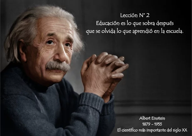 Imagen; Albert Einstein lección # 02; Albert Einstein