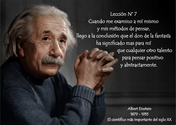 Imagen; Albert Einstein lección # 07; Albert Einstein