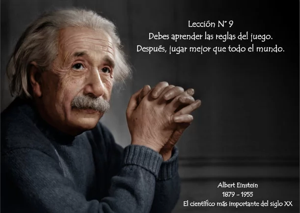 Imagen; Albert Einstein lección # 09; Albert Einstein