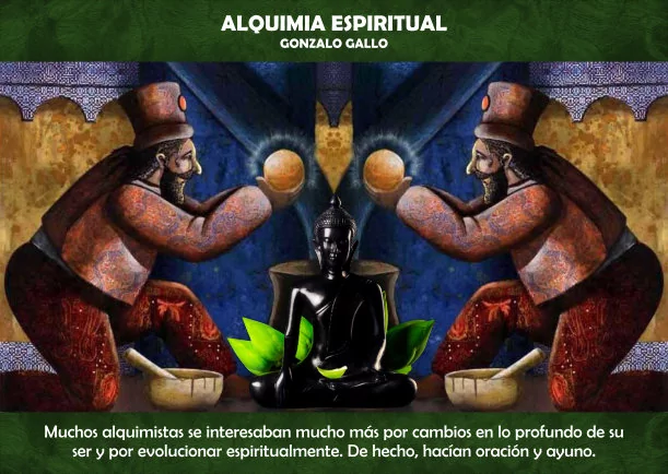 Imagen del escrito; La alquimia de la espiritualidad, de Gonzalo Gallo